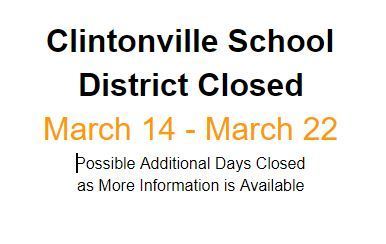 Clintonville School Ditrict Closed