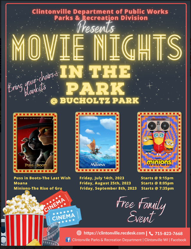 Movie Night in the Park Clintonville High School
