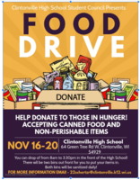 Student Council Food Drive