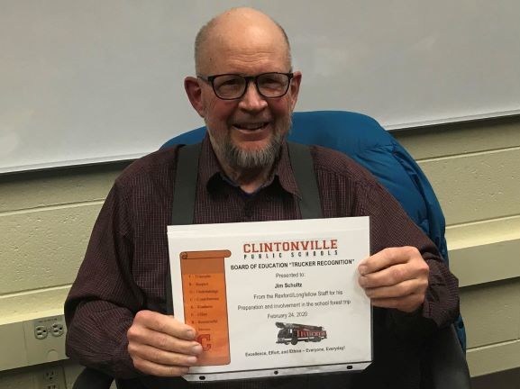 Jim Schultz - Trucker Recognition Award